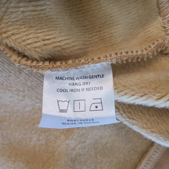 Trish Scully child boutique long sleeve heavy collared dress brown size 12 - Picture 10 of 11